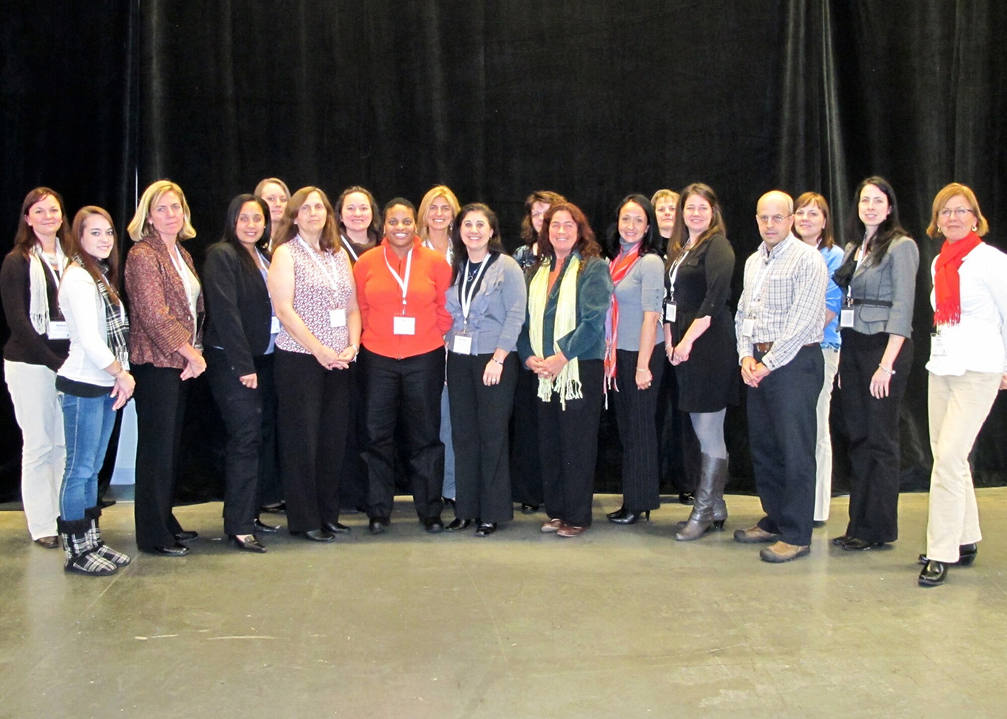 Thirty personnel from the 102nd Intelligence Wing attended the 7th annual Massachusetts Conference for Women at the Boston Convention Center on Dec. 8, 2011. More than 7,000 women gathered at the conference where they shared ideas, best practices and experiences that help celebrate diversity and encourage women to conquer the challenges of their daily lives, both professionally and personally. (National Guard photo by Tech. Sgt. Kerri Cole/Released)