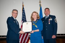 JOINT BASE ANDREWS, Md. -- The 459th Air Refueling Wing held a retirement ceremony for Command Chief Master Sgt. Clifford Van Yahres during the Unit Training Assembly here Dec. 3, 2011. Chief Van Yahres retired from the Air Force Reserve after 33 years of military service. His retirement ceremony was presided over by Col. (Ret.) Giordano McMullen, former commander of the 514th Airlift Mobility Wing, Joint Base McGuire-Dix-Lakehurst, N.J.. Chief Van Yahres served as command chief of the 913th Airlift Wing, Willow Grove Air Reserve Station, Pa., while Colonel McMullen was a commander there. (U.S. Air Force photo/Senior Airman Amber Russell)