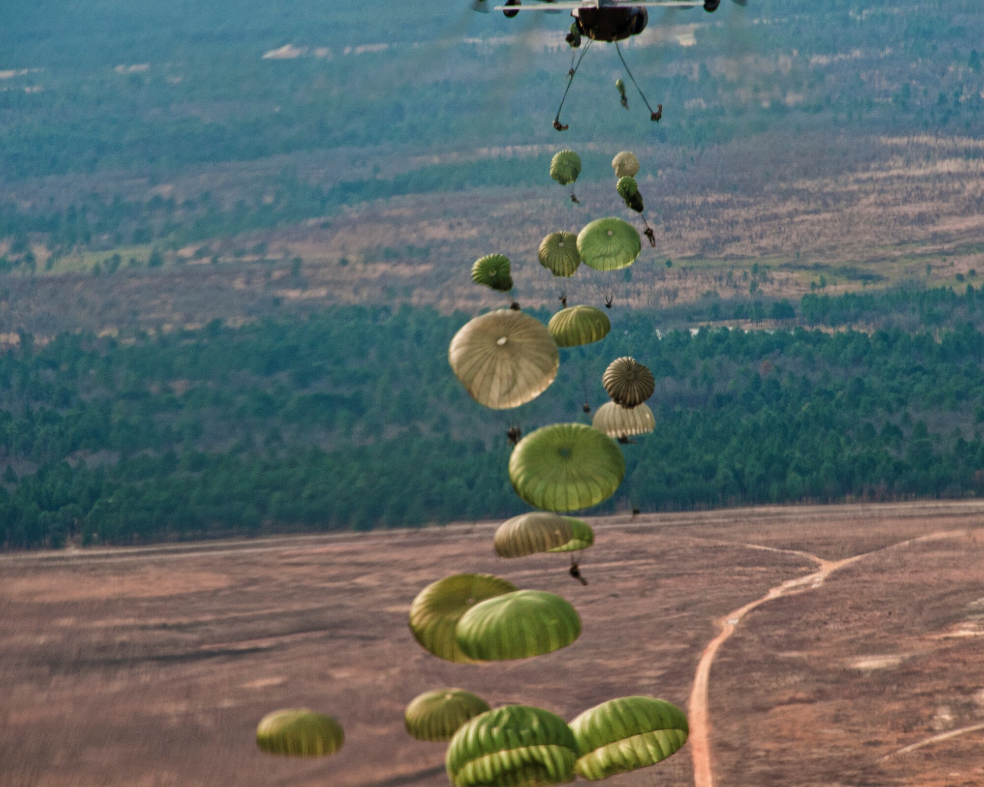 The 914th Airlift Wing participates in the annual Operation Toy Drop December 10, 2011, Fort Bragg, NC. Operation Toy Drop is a week-long project where Fort Bragg's paratroopers donate toys to be distributed to local children in need. (U.S. Air Force photo by Tech. Sgt. Joseph McKee)