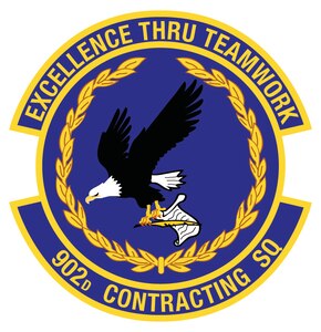 902nd Contracting Squadron unit patch