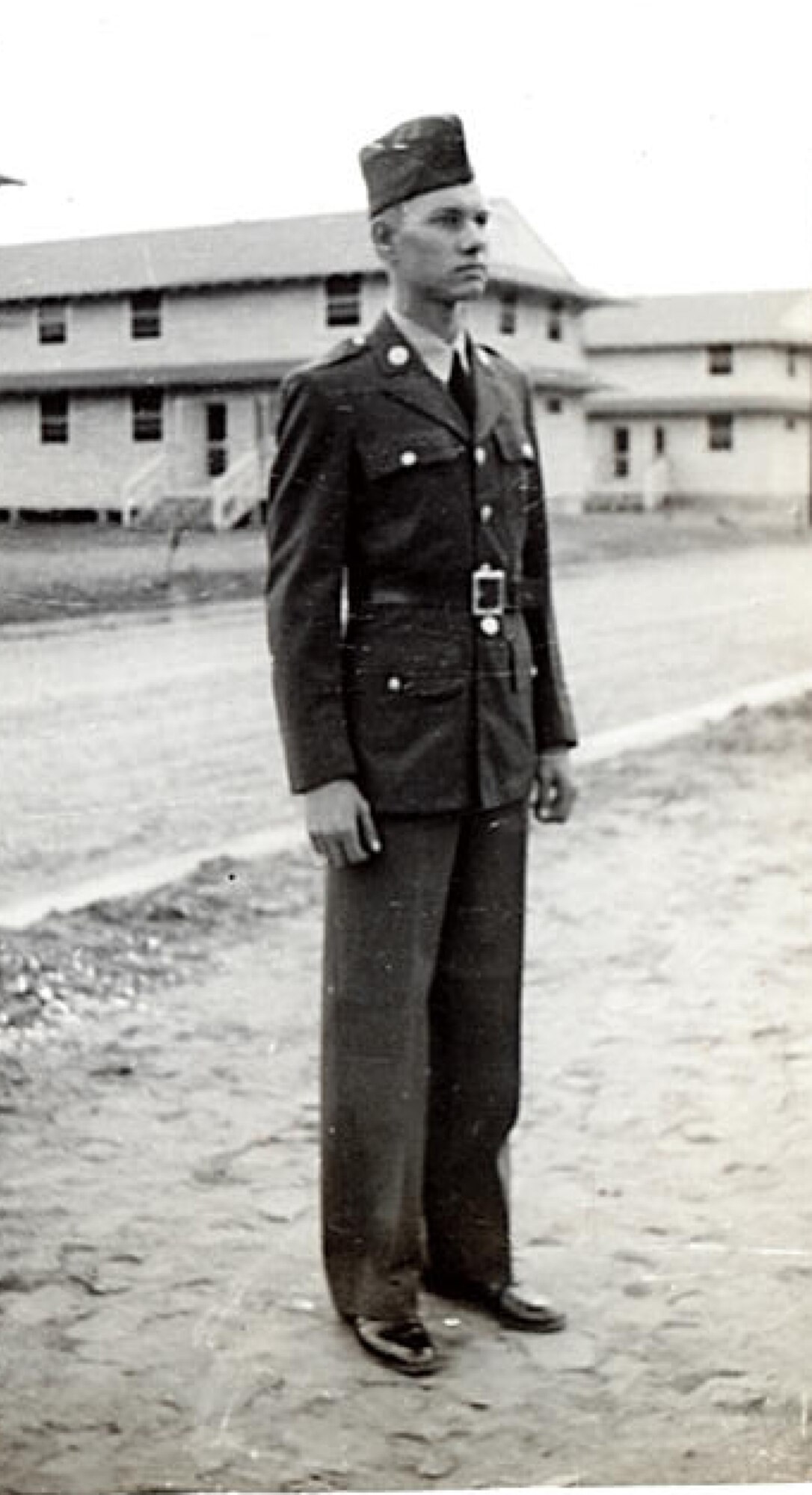Ninety-year-old Thomas Adams Jr., a member of the first class of aircraft mechanic students at Keesler in 1941, made a visit to Keesler Air Force Base, Miss., Dec. 7, 2011, on the 70th anniversary of the Japanese attack on Pearl Harbor.  Adams has made his home in Pass Christian, Miss., since 1966 when he retired with 25 years of service in the Army Air Corps which was later name Air Force.  (Courtesy photo)