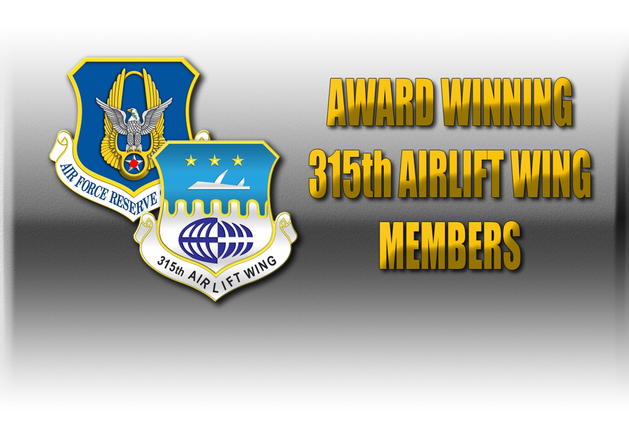 315th Airlift Wing Quarterly Award Winners