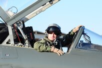 Capt. Kevin Welsh, 435th Fighter Training Squadron, looks out from the cockpit of his T-38C Talon at Tydall Air Force Base, Fla., Dec. 15, 2011 as he prepares to take off.  Joint Base San Antonio-Randolph's 12th Flying Training Wing sent a group of 13 pilots and maintainers and five T-38C Talons from Randolph to Tyndall to assist the 325th Fighter Wing in a training exercise.  (U.S. Air Force Photo by Lisa Norman)