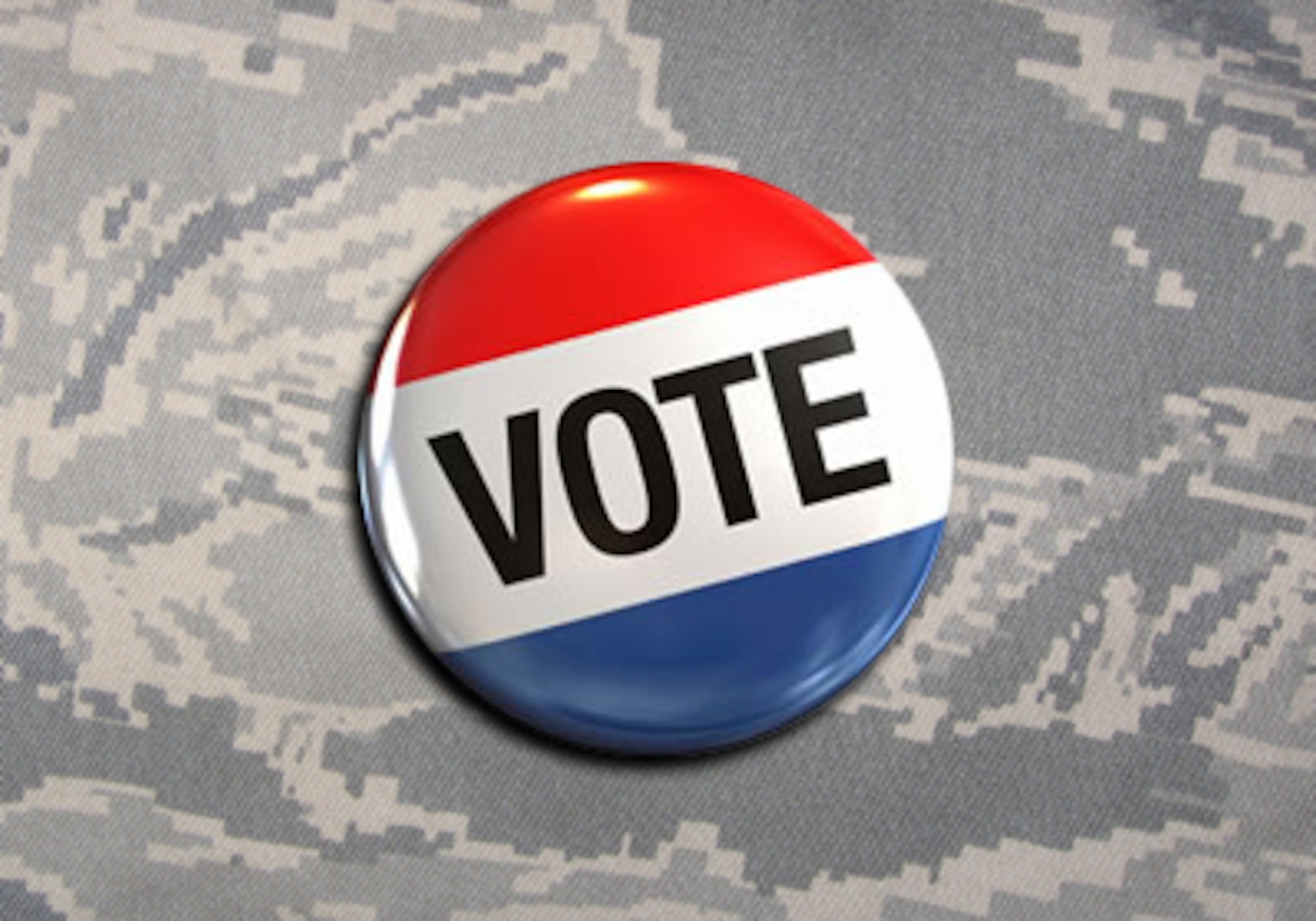 Everyone is encouraged to register to vote, research candidates and vote for the candidates. However, in order for this representative democracy to function properly, civil servants and military professionals cannot be seen as partisans. (U.S. Air Force graphic/Master Sgt. James Branch)