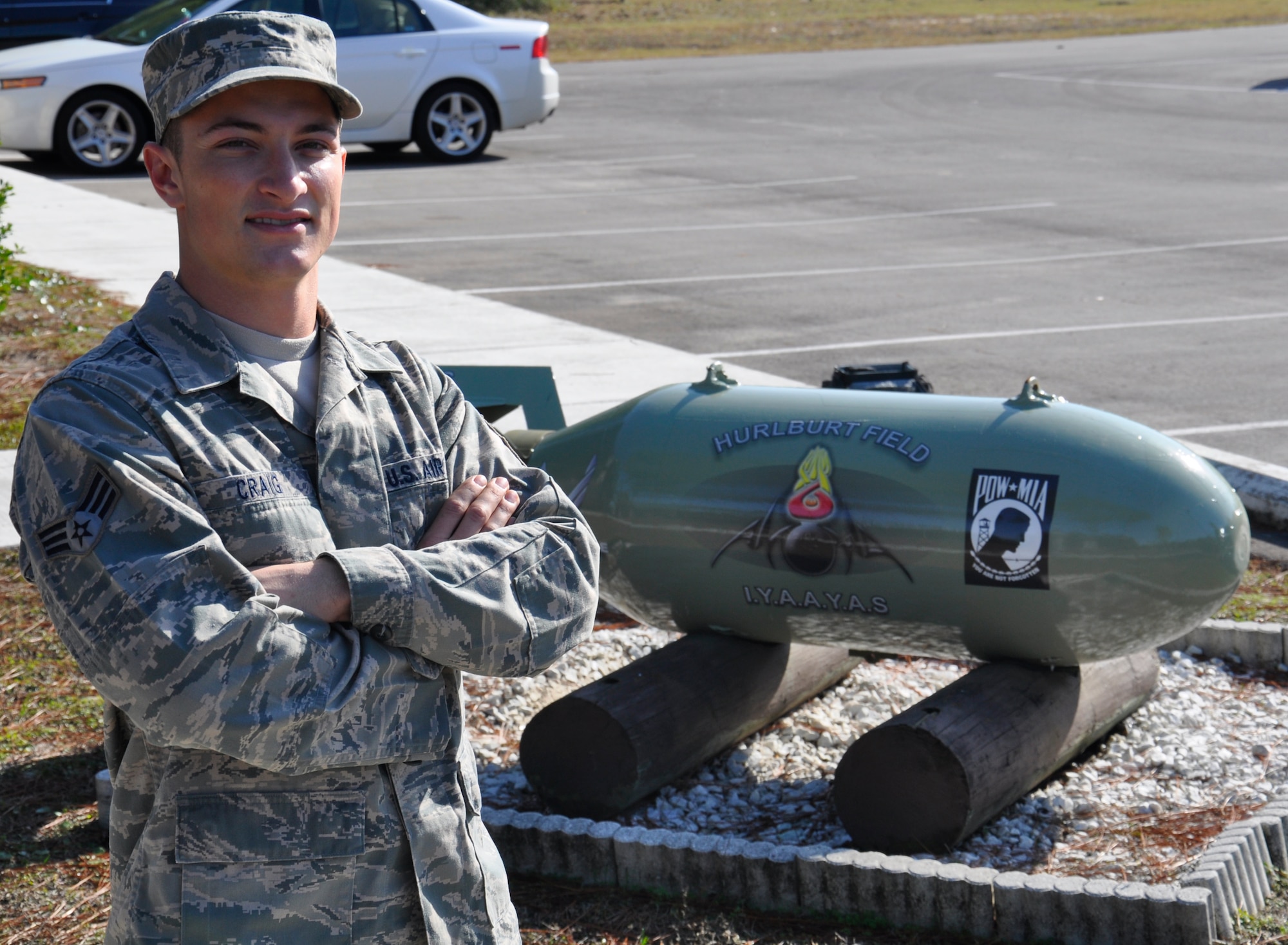Senior Airman Kyle Craig, 1st Special Operations Equipment Maintenance Squadron munitions systems journeyman, was selected for this month's Tip of the Spear spotlight at Hurlburt Field, Fla., Dec. 16, 2011. (U.S. Air Force photo/Senior Airman Joe McFadden)(Released)