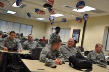 916th Security Forces return home from Afghanistan. Nearly a dozen defenders returned to Seymour Johnson on Dec. 16, 2011. (USAF photo by SSgt. Terrica Jones, 916ARW/PA)