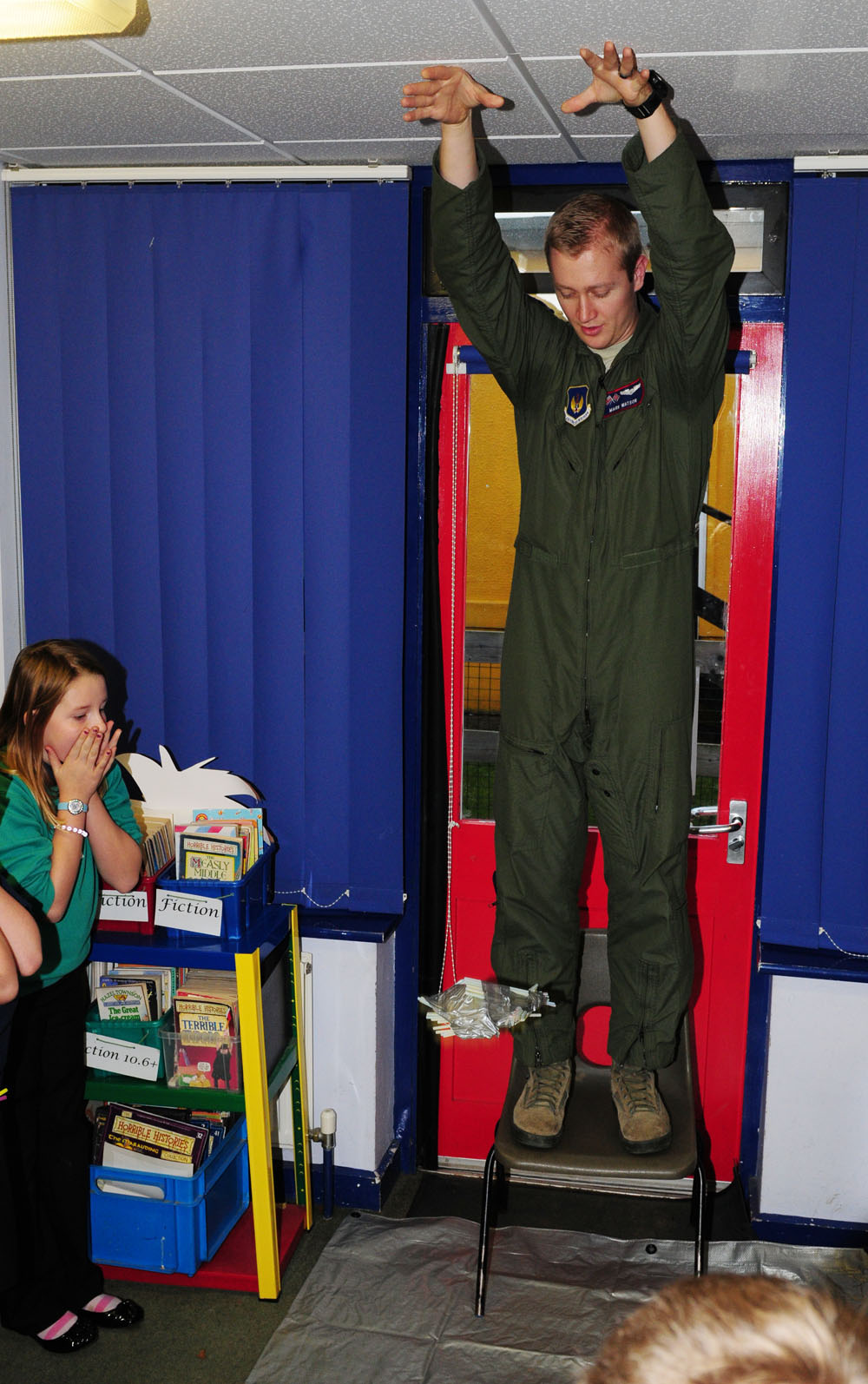 351st Ars Pilot Shares Knowledge Experiences With Local Primary School Children