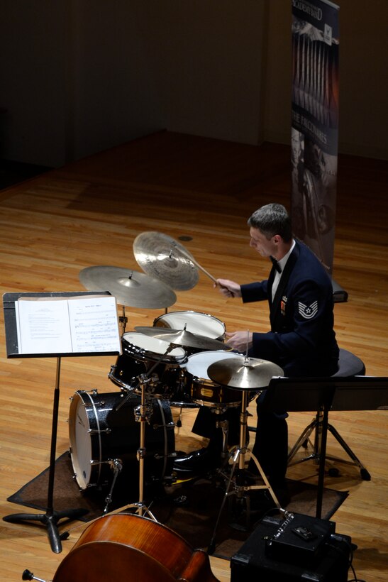 TSgt Tim Stombaugh was a featured performer at the Chamber Recital Series at Colorado College.