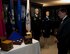 Bernard Ingold, Principal Deputy Chief of Legislative Liaison, looks at a shadow box in the uniform section during a tour Dec. 19, 2011, at the Charles C. Carson Center for Mortuary Affairs, Dover Air Force Base, Del. (U.S. Air Force photo/Tech Sgt. Marvin B. Moore)