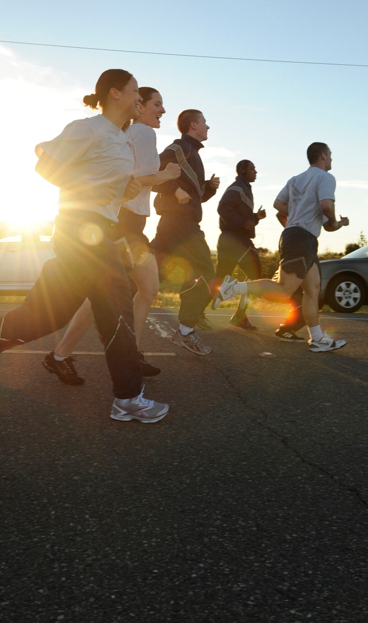 VANDENBERG AIR FORCE BASE, Calif. -- The monthly 30th Space Wing run March 31, 2011. 