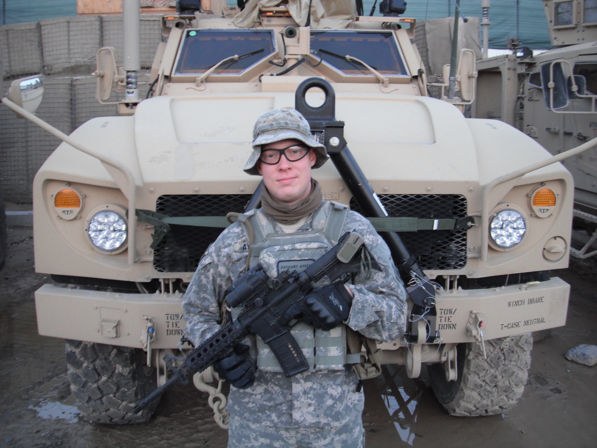 Staff Sgt. Zachary Ayscue, a joint terminal attack controller for the 13th Air Support Operations Squadron, received a STEP promotion Dec. 2 at Fort Carson. He has been deployed multiple times to austere locations providing close air support to aligned Army maneuver units. (U.S. Air Force photo)
