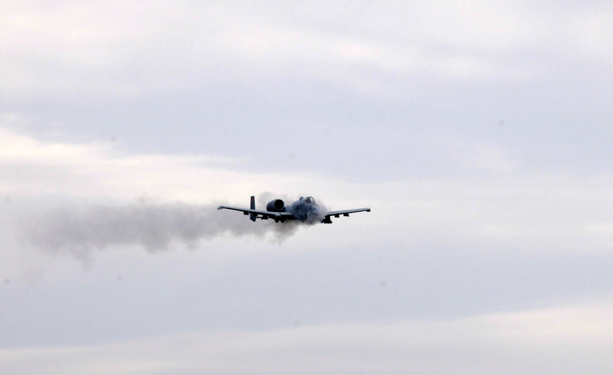 An A-10C Thunderbolt II “Warthog” with the 188th Fighter Wing, Arkansas Air National Guard fires its 30mm Gatling gun at the 188th’s Detachment 1 Razorback Range during a Close-Air Support (CAS) training exercise with Joint Terminal Attack Controllers (JTACs). The JTACs are members of the 19th Air Support Operations Squadron based in Fort Campbell, Ky. Razorback Range, located at Fort Chaffee Maneuver Training Center, Ark., is a key asset and currently is the best among all Air National Guard units nationwide in terms of proximity to the wing. Razorback Range’s proximity to Ebbing Air National Guard Base allows the 188th’s A-10s to be on the range just two minutes after takeoff, which makes the unit the most efficient A-10 wing in the ANG in terms of training costs. (U.S. Air Force photo by Capt. Heath Allen/188th Fighter Wing Public Affairs)