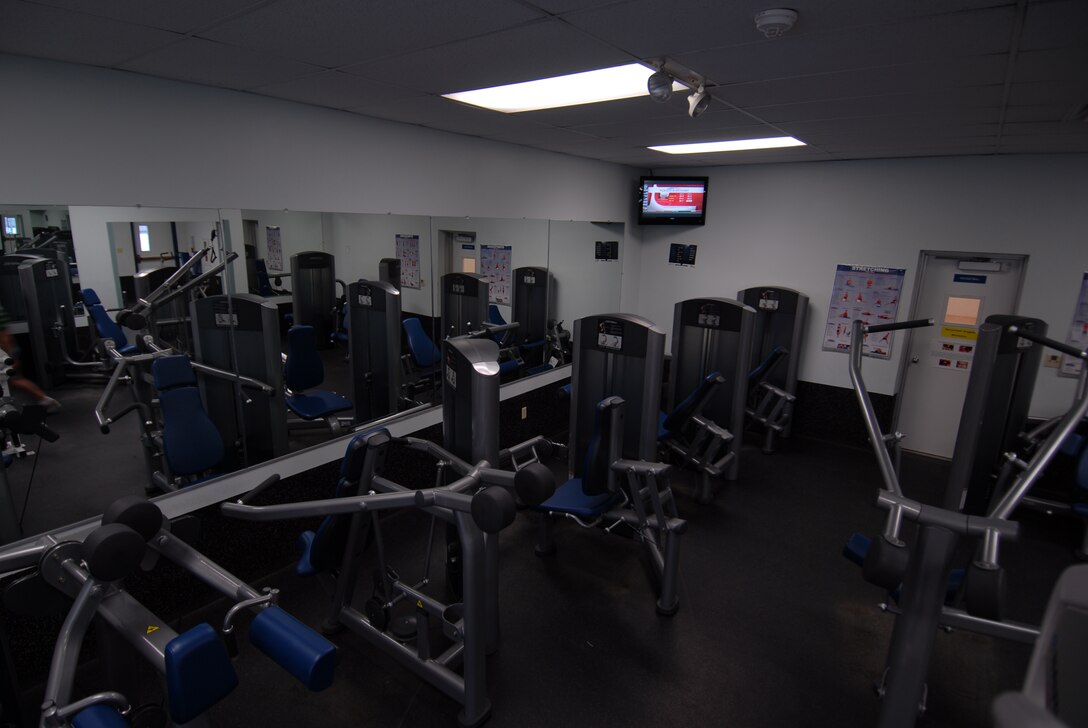 The Base Fitness Center installes 25 new pieces of exercise equipment during the month of December 2011, Niagara Falls Air Reserve Station, N.Y. The new equipment was given to the unit as part of the Air Force’s replenishment program. (U.S. Air Force Tech. Sgt. Joseph McKee) 