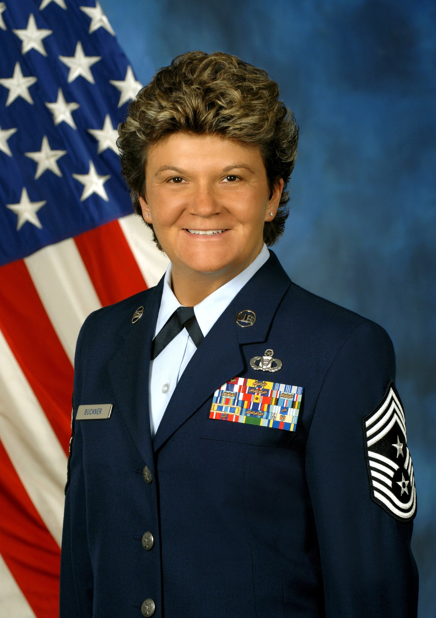 Chief Master Sgt. Kathleen R. Buckner was selected for the Air Force Reserve Command's top enlisted position. Lt. Gen. Charles E. Stenner, Jr., chief of the Air Force Reserve and AFRC commander, made the selection Dec. 23.  (U.S. Air Force/file photo)