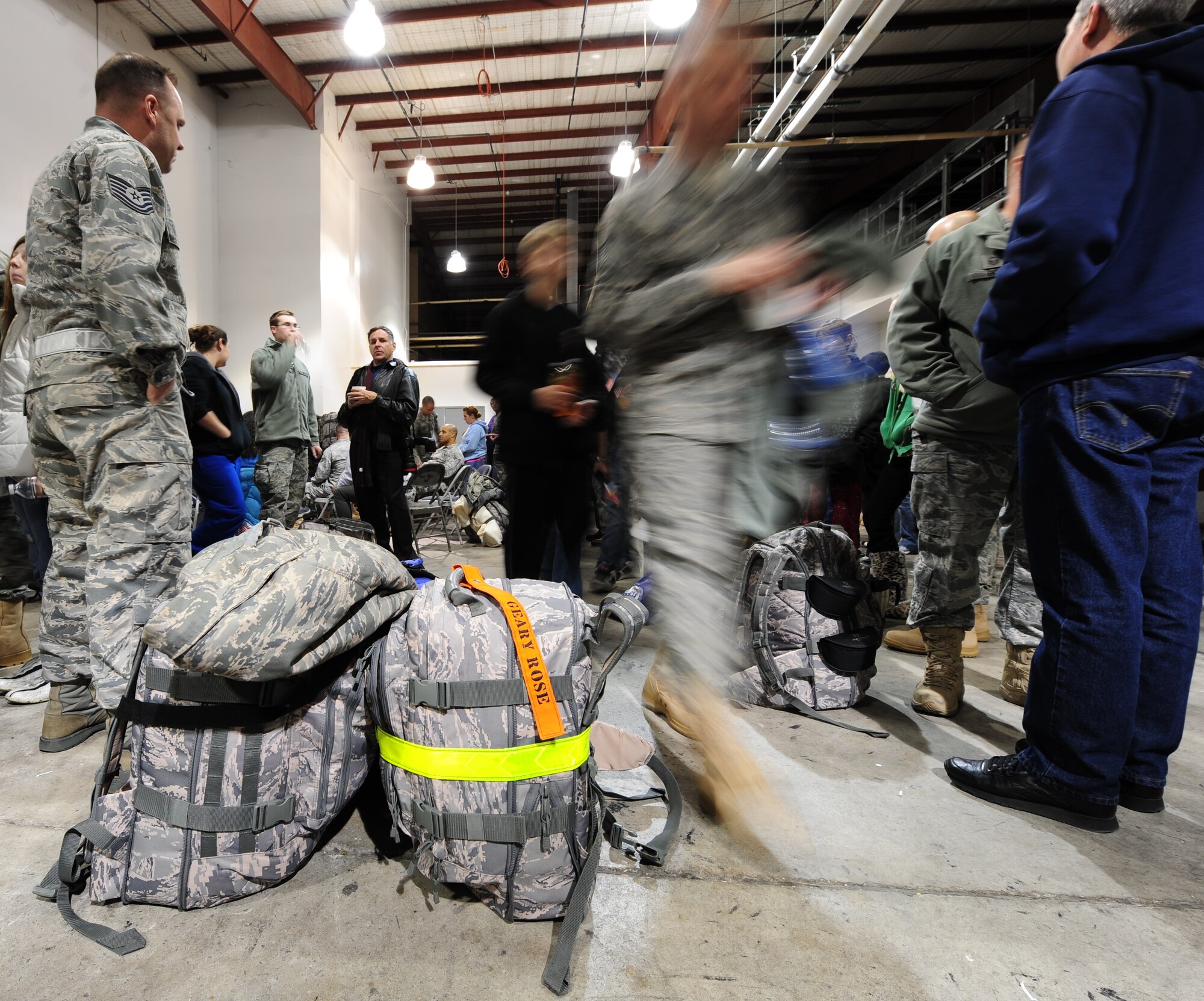 Approximately 130 reservists from the 442nd Fighter Wing deployed to Afghanistan, Dec. 28, 2011 in support of Operation Enduring Freedom. The 442nd Fighter Wing is an A-10 Thunderbolt II Air Force Reserve unit at Whiteman Air Force Base, Mo. The deployed reservists are scheduled to return in spring 2012. (U.S. Air Force photo/Senior Airman Nick Wilson)
