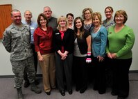 MINOT AIR FORCE BASE, N.D. – The A1 awards recognize the best performers and finest installation level programs. The Airman and Family Readiness program provided 24 hour support during two Minot flood evacuations, assisting more than 12,000 evacuees to safety. In result of these accomplishments Airman and Family Readiness was awarded the A1 award for the year in their category. (U.S. Air Force Photo/Senior Airman Desiree Esposito)