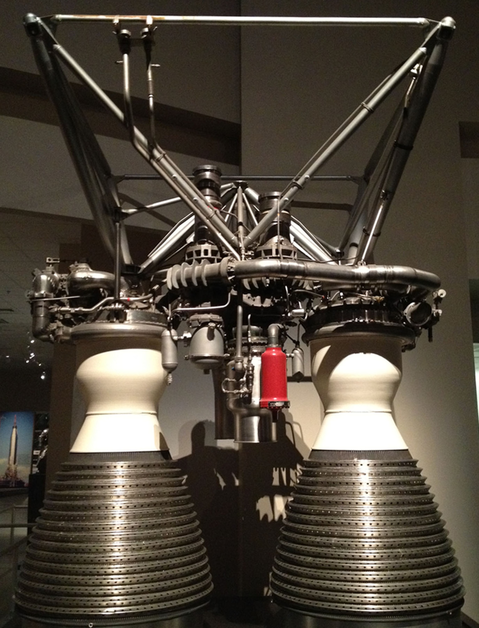 DAYTON, Ohio -- Aerojet-General LR87 engine at the National Museum of the United States Air Force. (U.S. Air Force photo)