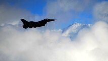 An F-16 Fighting Falcon takes off from Hill Air Force Base Dec. 15 2010. Hill Air Force performs multiple launches a day to insure each jet is fully functional and mission ready.(U.S. Air Force photo/Senior Airman Devin Doskey)
