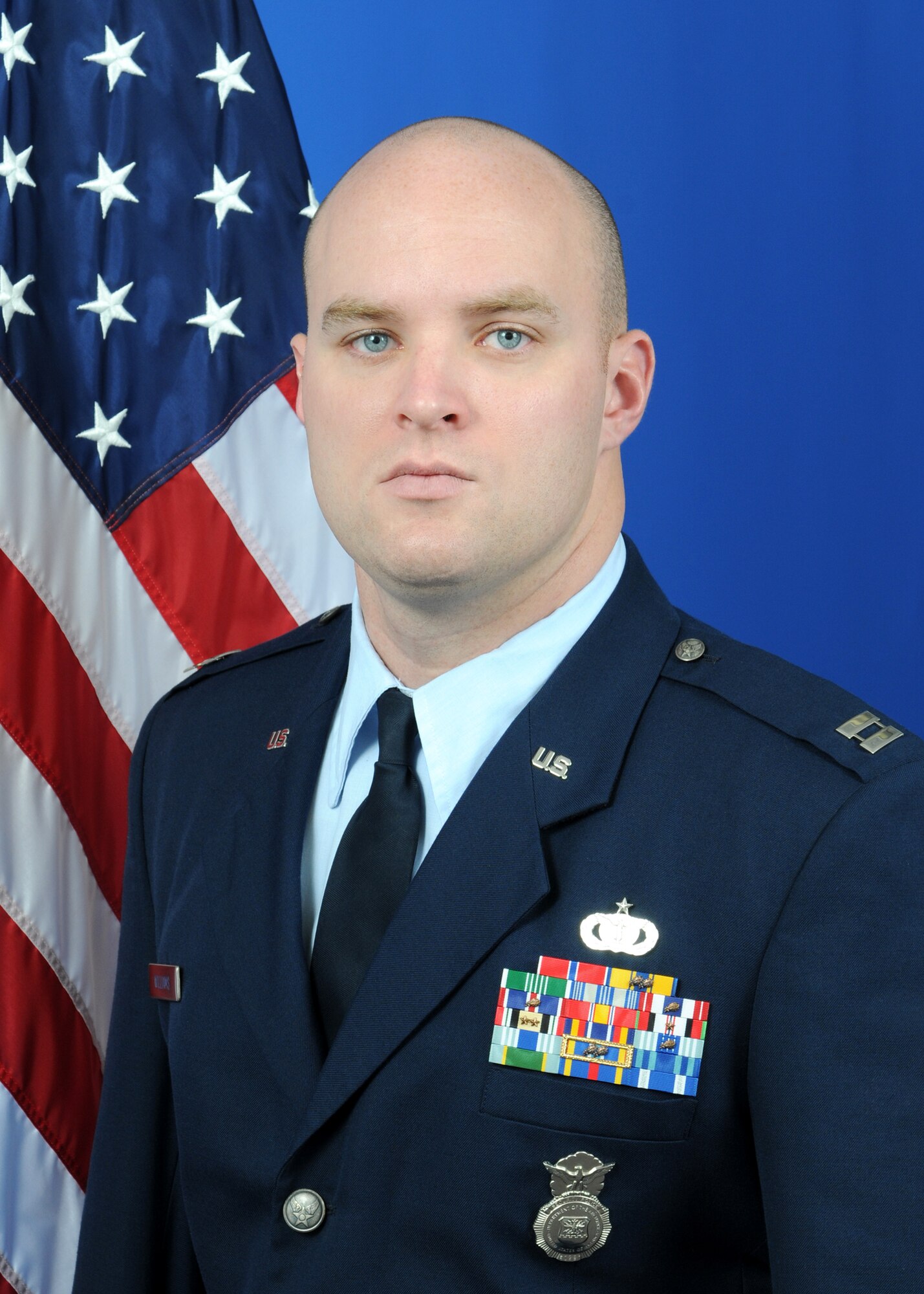 Company grade officer – Capt. Jason Williams, 81st Security Forces Squadron.  (U.S. Air Force photo by Adam Bond)