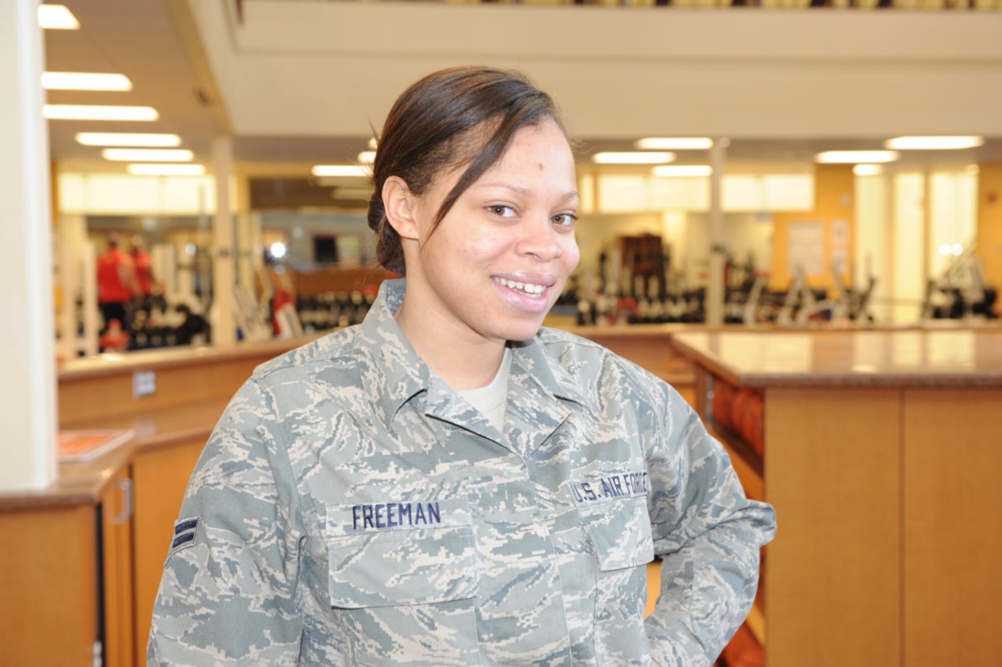 “I shouldn’t wait and procrastinate, but it’s my husband’s fault.”
Airman 1st Class Sabrina Freeman, 673d Force Support Squadron