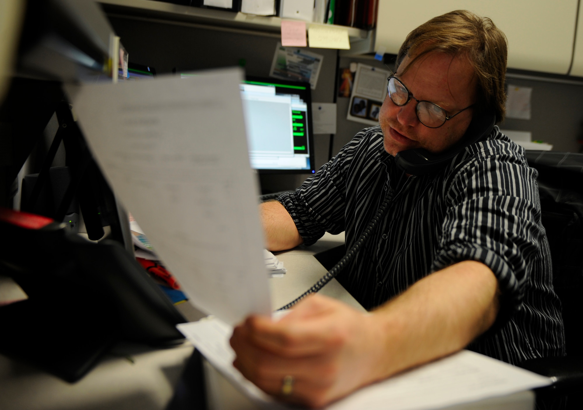 MOUNTAIN HOME AIR FORCE BASE, Idaho - - John Goodell serves as the 366th Comptroller Squadron Staff Accountant. (U.S. Air Force photo by Senior Airman Renishia Richardson)