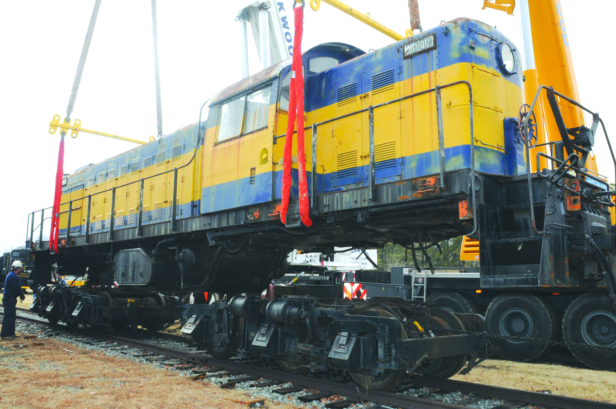 WWII Locomotive Makes Its Final Stop At U.S. Army Transportation Museum ...