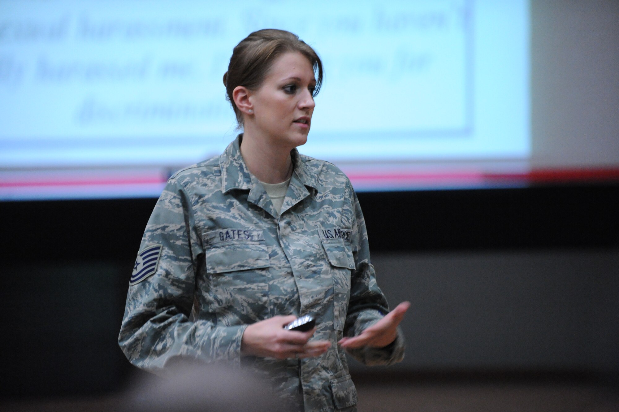 Tech. Sgt. Deven Gates is deployed from the 355th Fighter Wing, Davis Monthan Air Force Base, Ariz.