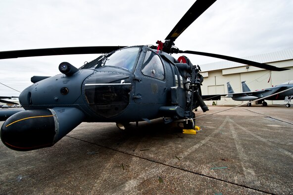 The 53rd Wing hosted a mini-airshow as part of their 70th birthday celebration Feb. 3 at Eglin Air Force Base, Fla.  Six different aircraft types representing just a few of the airframes the 53rd Wing use to conduct their mission of operational testing and evaluation were on display.  The wing was activated Jan. 15, 1941.  (U.S. Air Force photo/Samuel King Jr.)