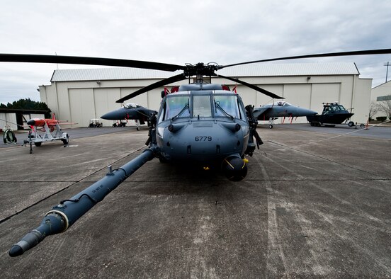 The 53rd Wing hosted a mini-airshow as part of their 70th birthday celebration Feb. 3 at Eglin Air Force Base, Fla.  Six different aircraft types representing just a few of the airframes the 53rd Wing use to conduct their mission of operational testing and evaluation were on display.  The wing was activated Jan. 15, 1941.  (U.S. Air Force photo/Samuel King Jr.)
