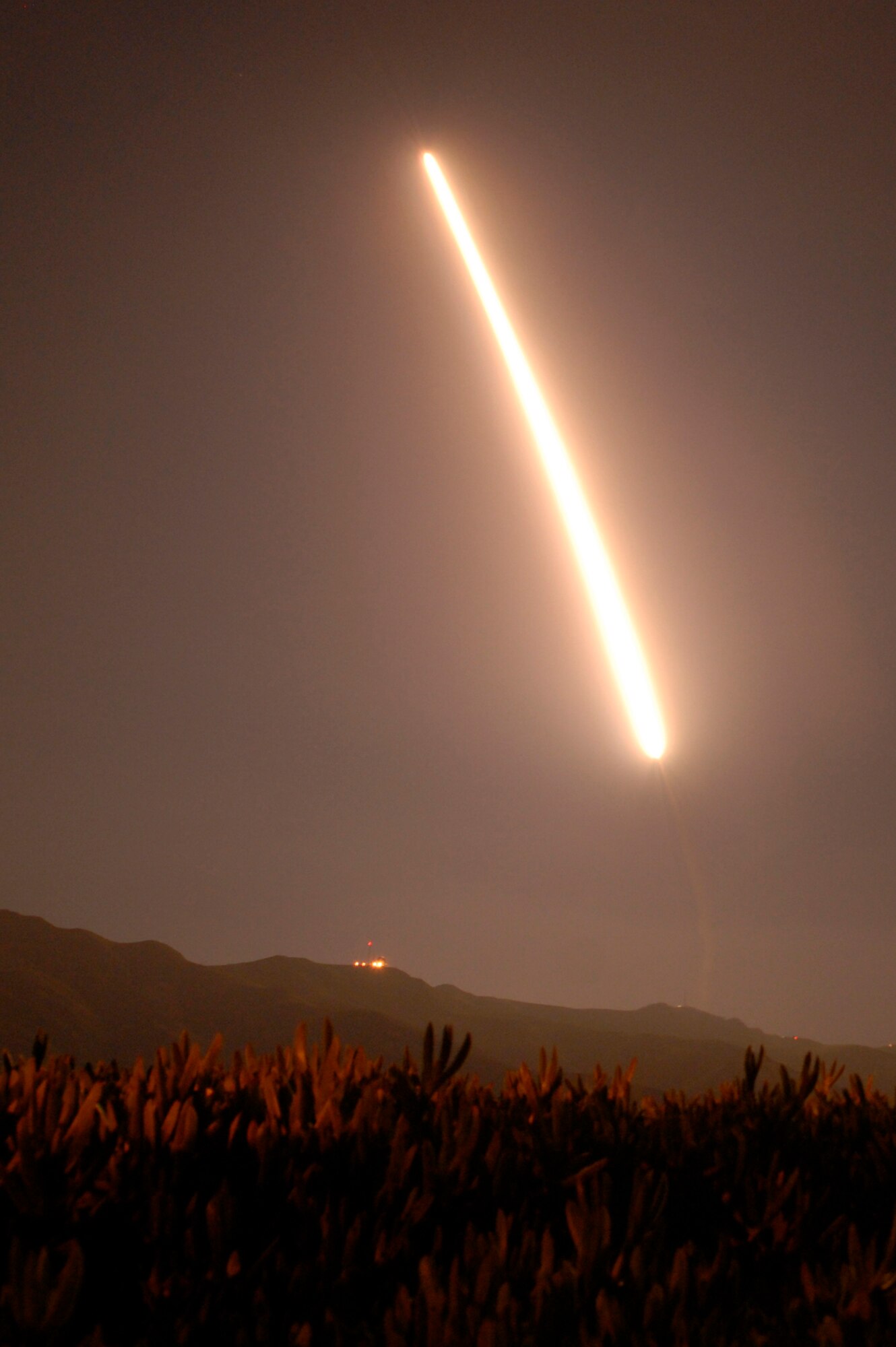 A Minotaur I rocket was launched Feb. 6, 2011, from Vandenberg Air Force Base, Calif. The rocket carried a national security payload for the National Reconnaissance Office. (U.S. Air Force photo/Senior Airman Andrew Satran)