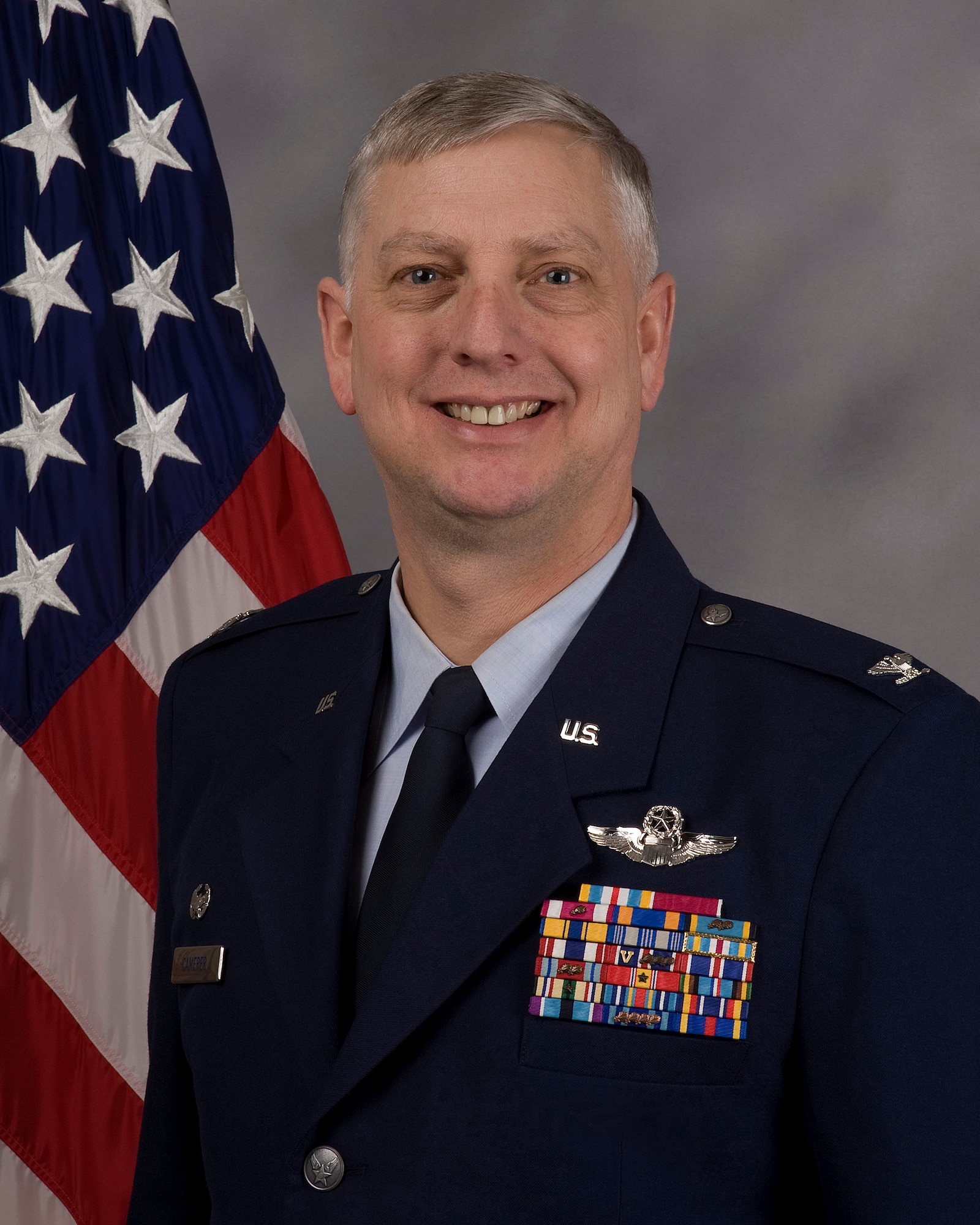 Col. Mark Camerer, 436th Airlift Wing commander