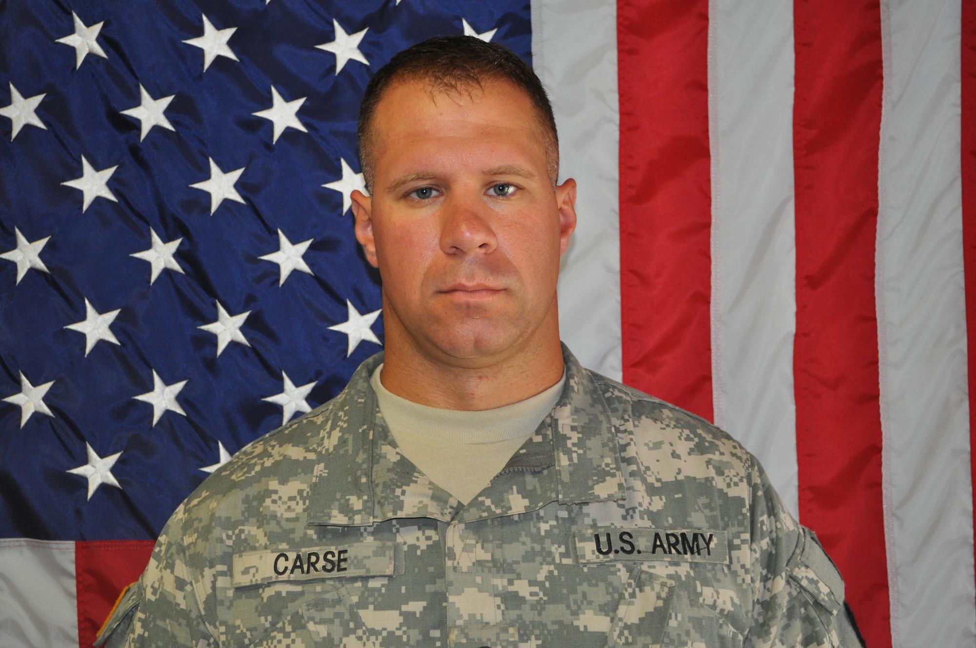 WHITE SANDS MISSILE RANGE, N.M. -- A White Sands Missile Range Soldier supporting Operation Enduring Freedom died Feb. 8.  Spec. Nathan B. Carse, 32, of Harrod, Ohio, died in Kandahar province, Afghanistan, of wounds suffered when insurgents attacked his unit using an improvised explosive device. He was assigned to 2nd Engineer Battalion, 176th Engineer Brigade. (Courtesy photo)