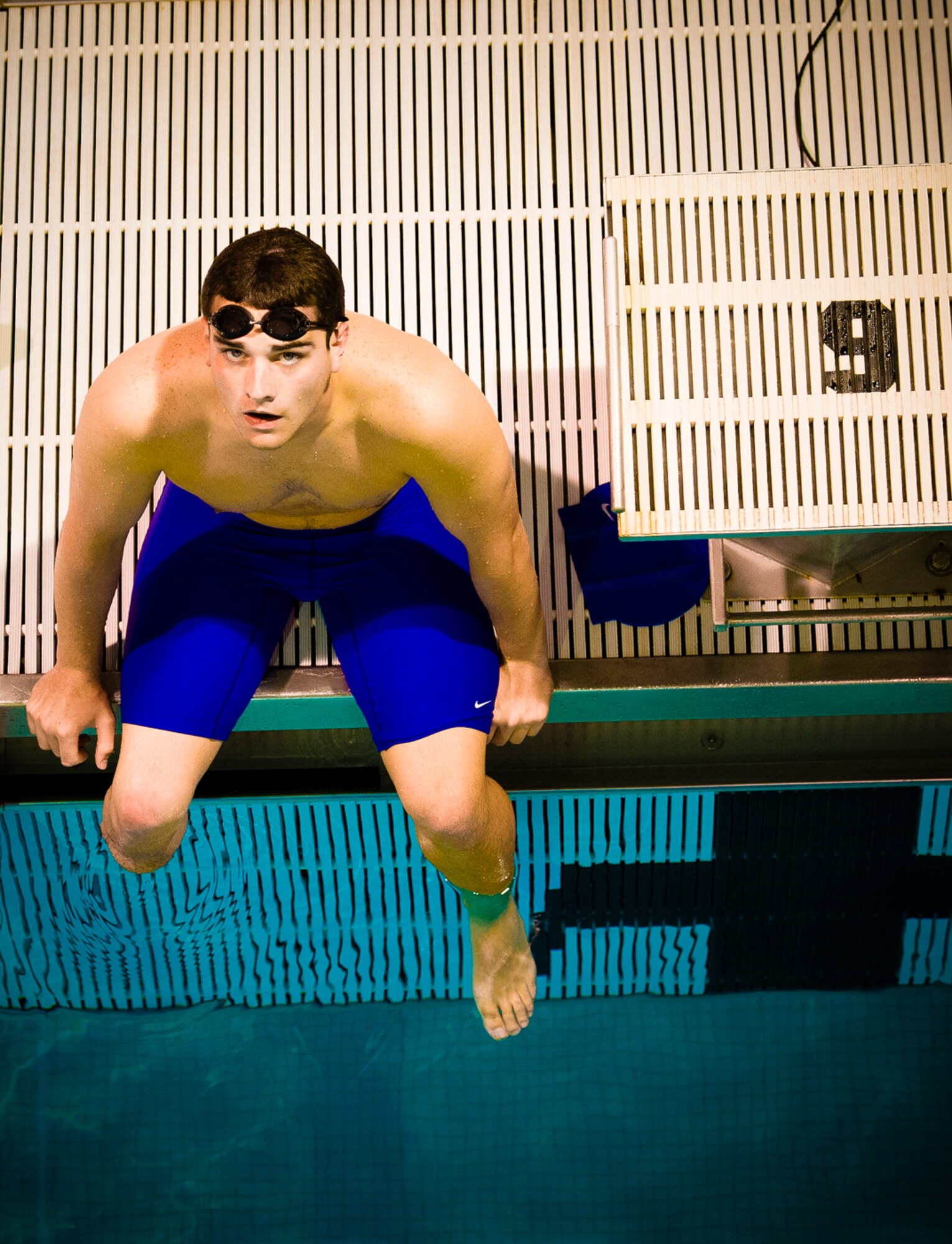(UPDATE) INSPIRING COMEBACK - 
Laughlin lieutenant returns to pilot training after losing leg: Competing in the Warrior Games at the Olympic Training Center in Colorado in May was just one of the inspiring feats 1st Lt. Ryan McGuire completed on his road back to pilot training after having his right leg amputated. (Photo by Tech. Sgt. Samuel Bendet)