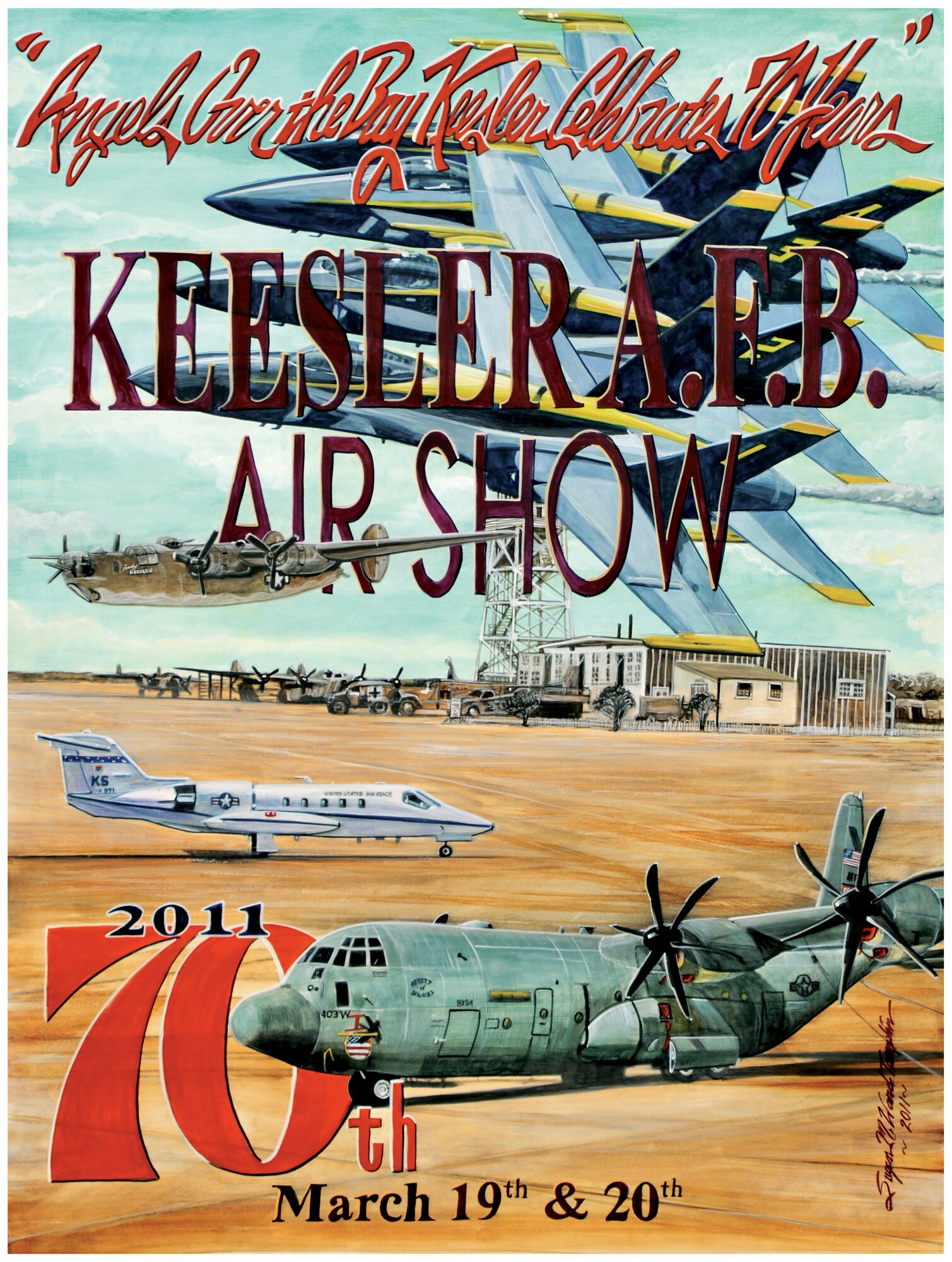2011 Keesler Air Show and Open House Poster
