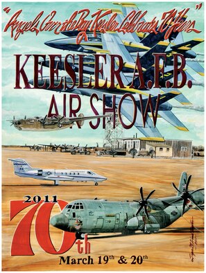 2011 Keesler Air Show and Open House Poster
