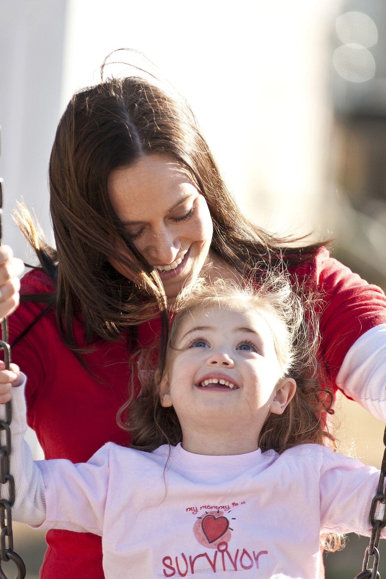 Trisha Meagher, spouse of Staff Sgt. Frank Meagher, 333rd Training Squadron, developed a rare heart condition called peripartum cardiomyopathy when she was pregnant with her second child, 3-year-old Felicity. Her story, originally published in this month’s issue of South Mississippi Living magazine, was written by Leigh Coleman and is reprinted with permission on Page 16 in observance of National HeartMonth. Sergeant Meagher is currently deployed.  (Photo by John Stricklin)