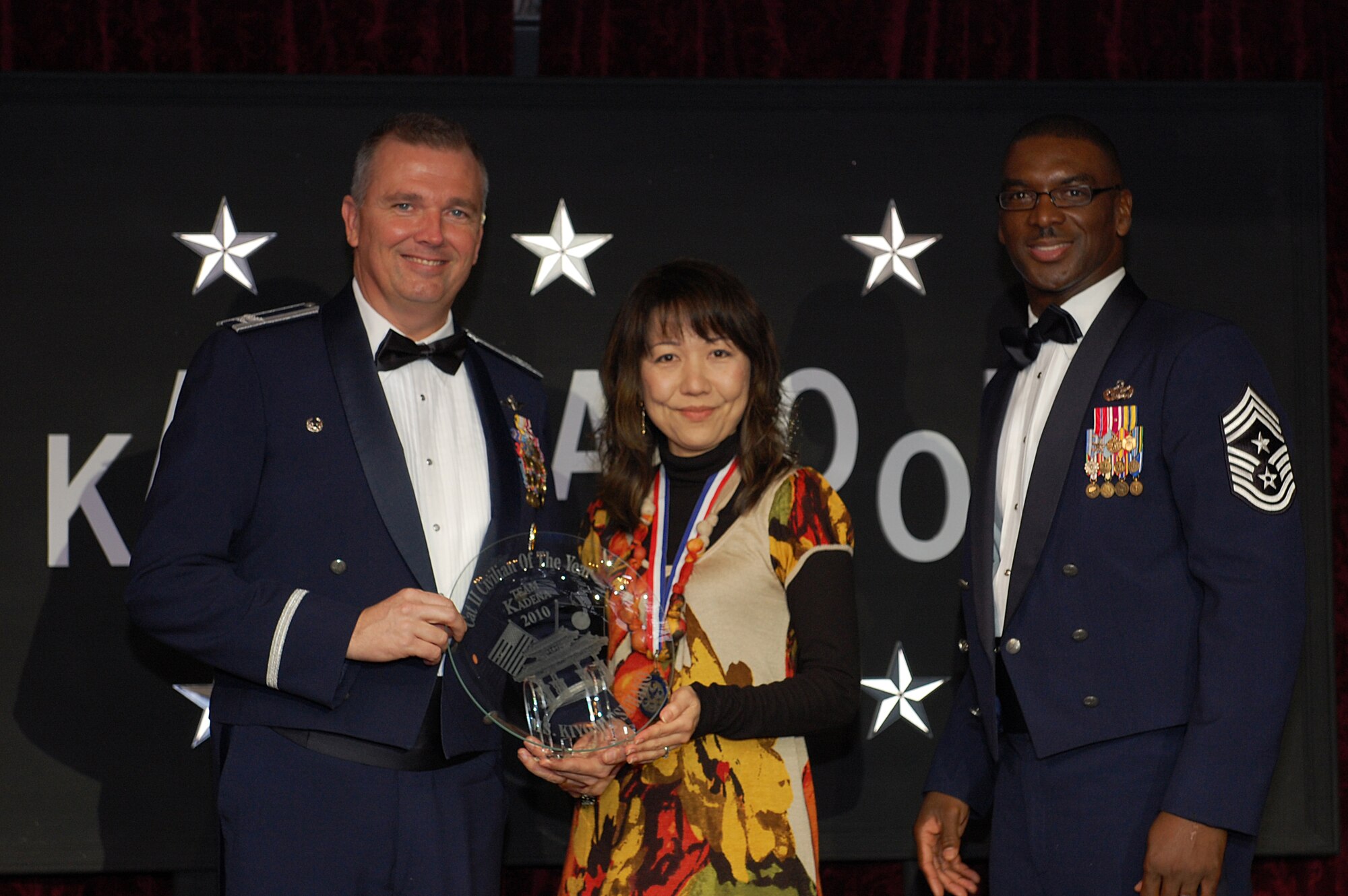 Civilian of the Year, Category II: Ms. Kiyomi Tsuhako, 18th Comptroller Squadron 
