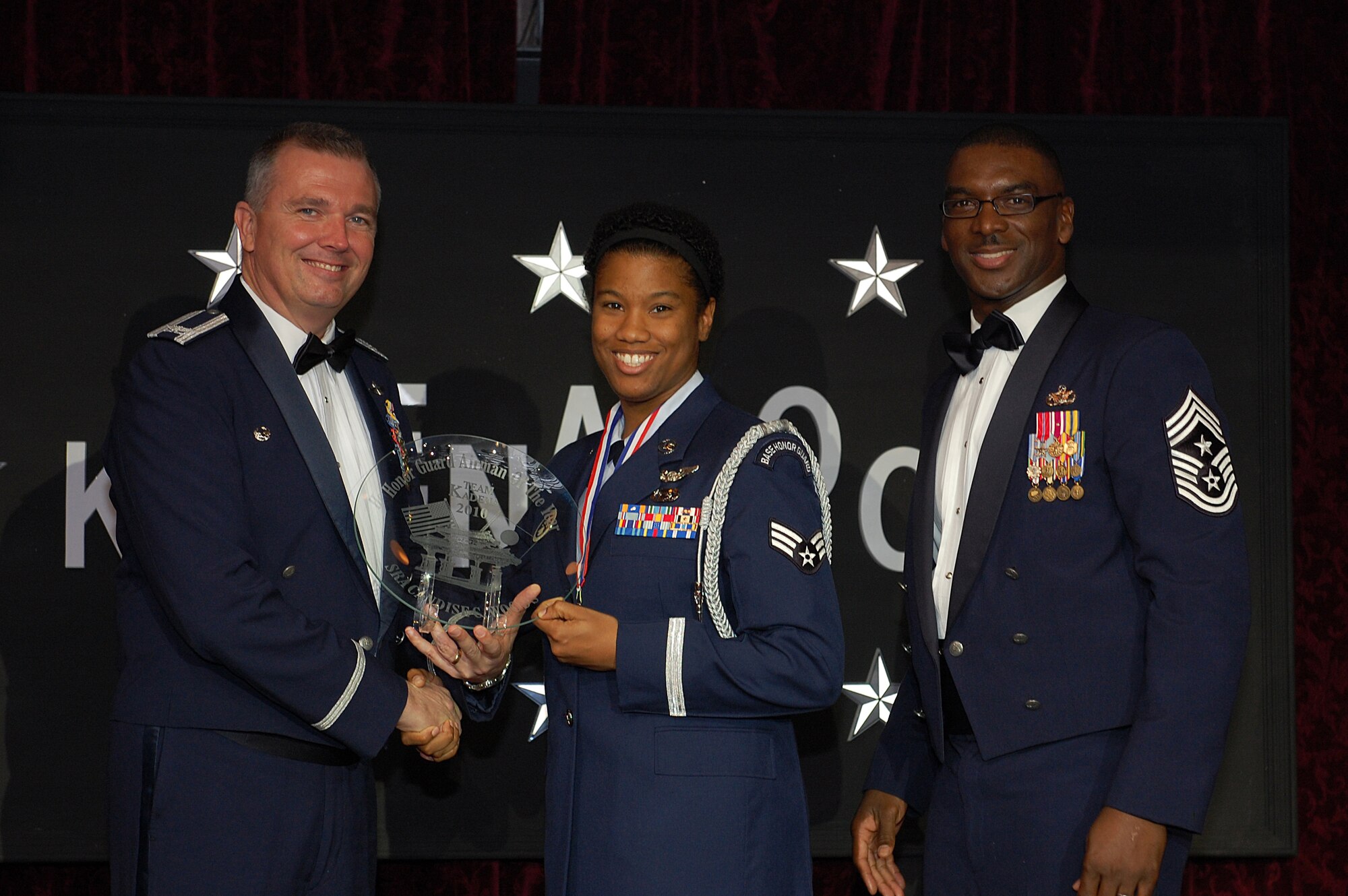Honor Guard Airman of the Year: Senior Airman Candise C. Woods, 390th Intelligence Squadron
