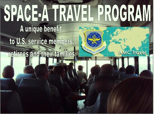 SCOTT AIR FORCE BASE, Ill. -- Every day, around the world, hundreds of military and military-contracted commercial aircraft travel the world delivering troops and cargo. These missions allow hundreds of thousands of military personnel, retirees, family members, and other Department of Defense-eligible travelers to fly at almost no cost, courtesy of the DOD Space-Available (Space-A) Travel Program. (U.S. Air Force illustration/Master Sgt. Scott T. Sturkol)