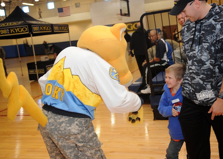 Denver Nuggets, local radio station honored Buckley military > Buckley