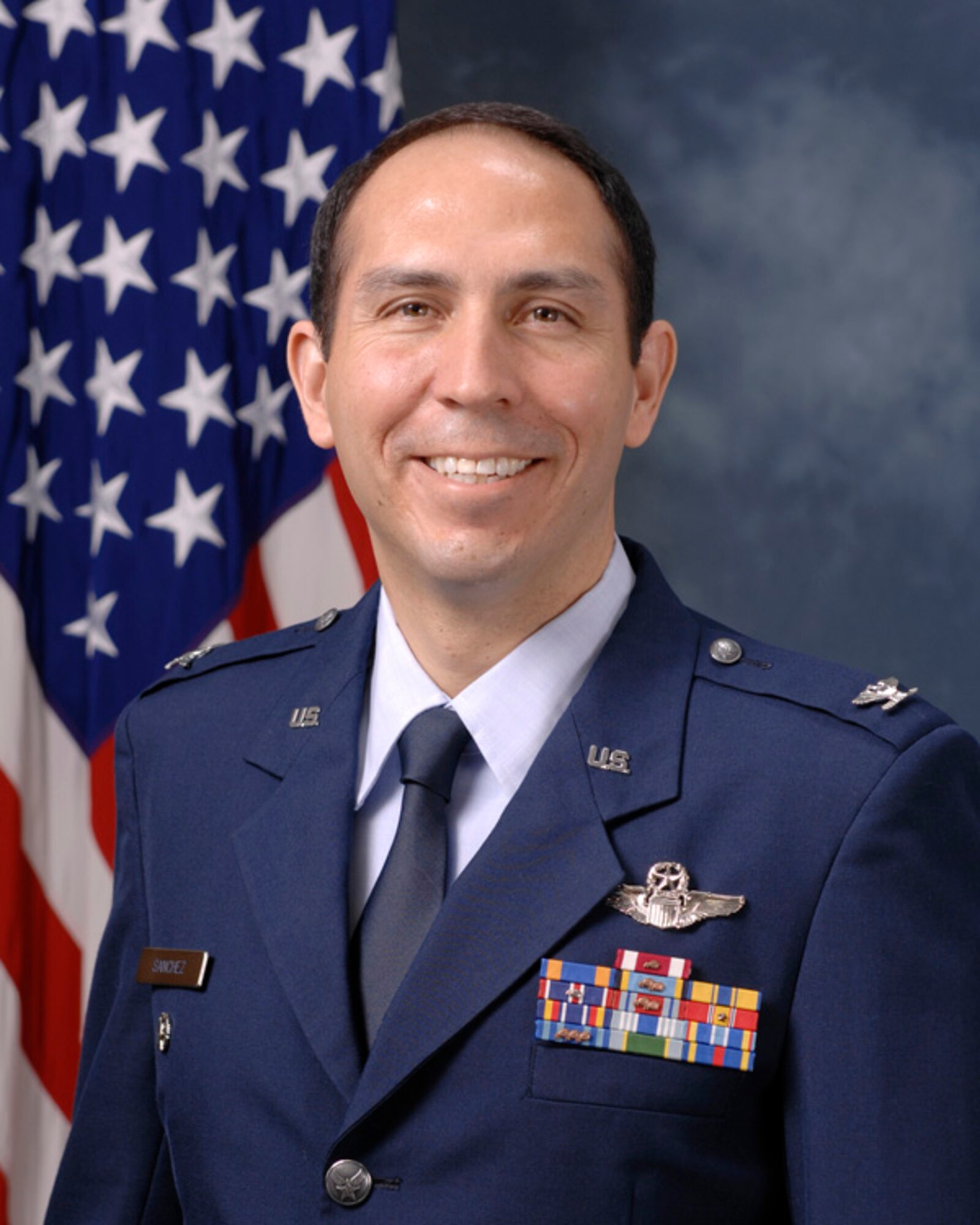 Colonel Orlando Sanchez, Jr., 325th Fighter Wing vice commander. (U.S. Air Force photo/Susan Trahan.)