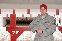YOUNGSTOWN AIR RESERVE STATION, Ohio -- Air Force Reserve Tech. Sgt Jason Bonar, a 910th Security Forces combat arms instructor here trains wing Airmen to be combat ready for deployment. In civilian life, Jason Bonar is a Ohio State Highway Patrolman. U.S. Air Force Photo/Staff Sgt. Brenda Haines.