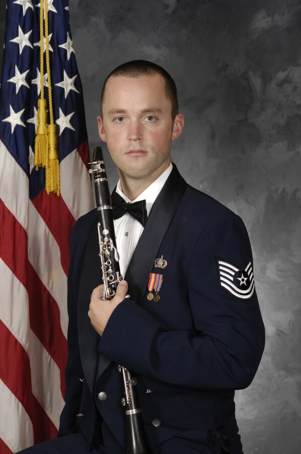 Tech. Sgt. Benjamin Bowers, Clarinetist with The United States Air Force Concert Band in Washington, D.C.