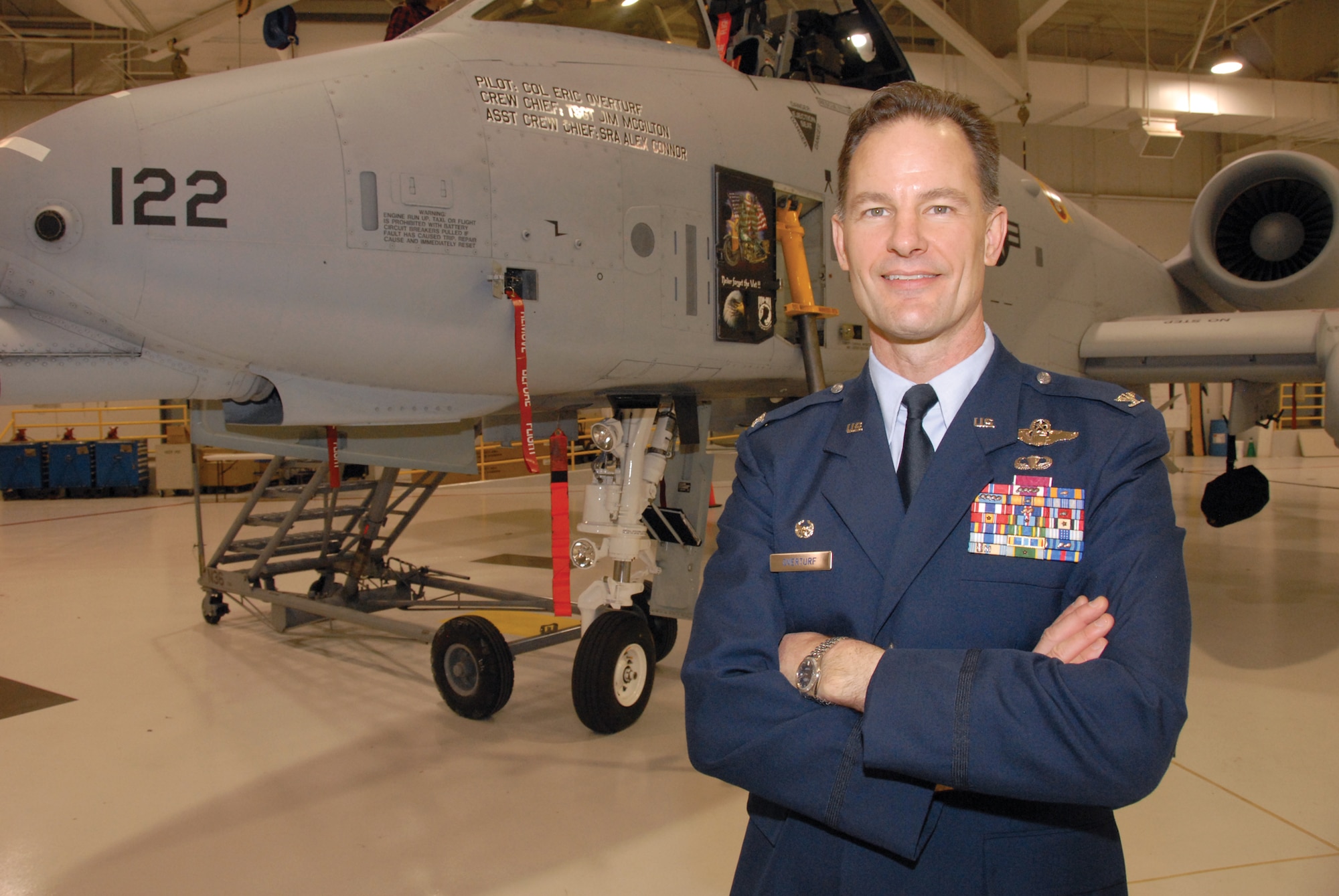 Col. Eric S. Overturf is the commander of the 442nd Fighter Wing, an Air Force Reserve A-10 Thunderbolt II unit at Whiteman Air Force Base, Mo. (Photo by Tech. Sgt. Tom Talbert)