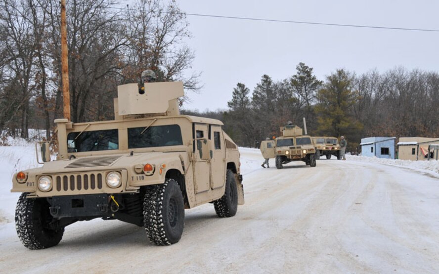 934th Civil Engineers train at Fort McCoy Wis. for their deployment to Southwest Asia in late February. (Air Force Photo/Staff Sgt. Kim Hickey)