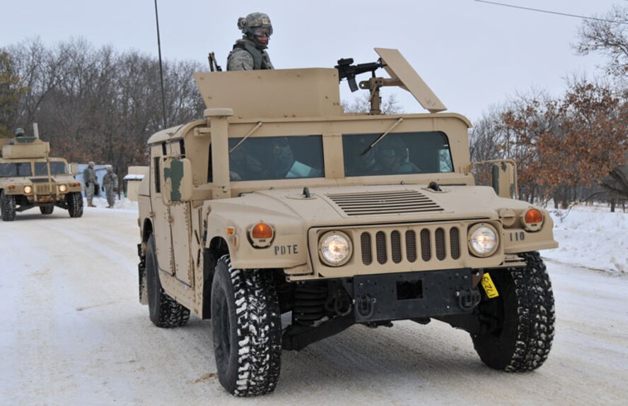 934th Civil Engineers train at Fort McCoy Wis. for their deployment to Southwest Asia in late February. (Air Force Photo/Staff Sgt. Kim Hickey)