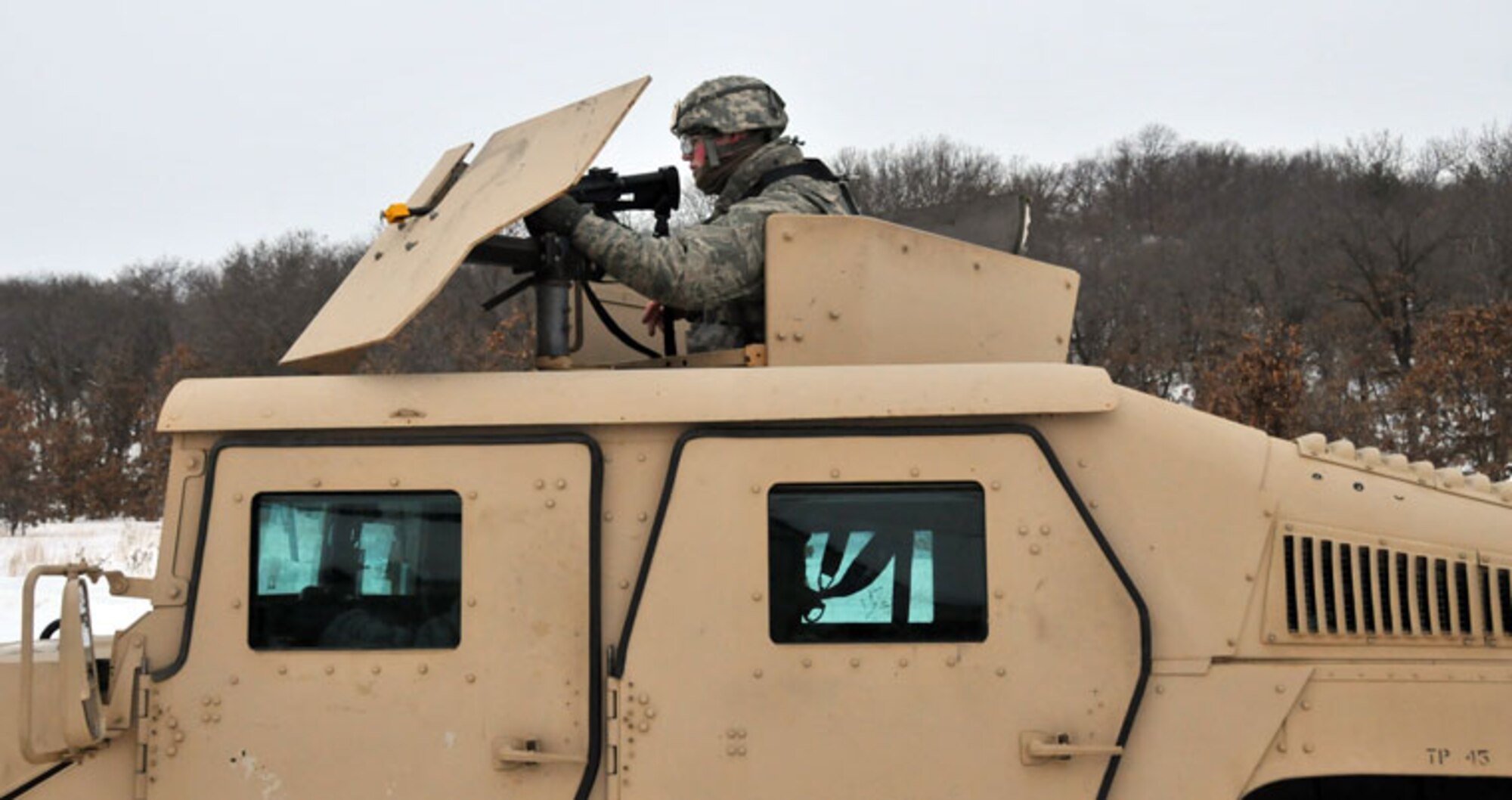 934th Civil Engineers train at Fort McCoy Wis. for their deployment to Southwest Asia in late February. (Air Force Photo/Staff Sgt. Kim Hickey)