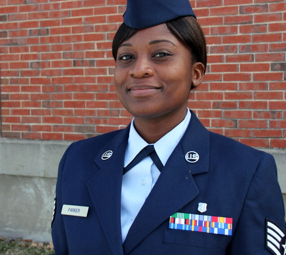 Staff Sgt Tequia Parker was named the 932nd Airlift Wing Airman of the Year for 2010.  Sergeant Parker is assigned to the 932nd Aeromedical Evacuation Squadron as a health services management journeyman.  The 932nd AW is an Air Force Reserve wing that flies the C-40 and C-9C aircraft.  (U.S. Air Force photo/Tech. Sgt. Dan Oliver)