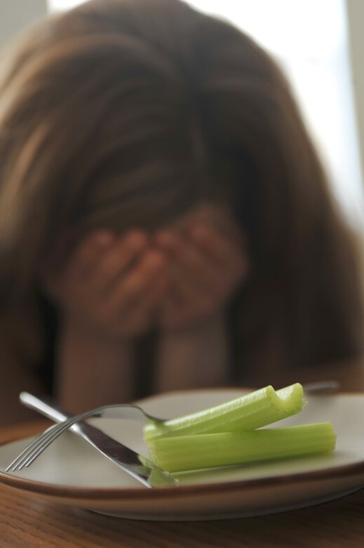 February is National Eating Disorder Awareness month. If you are struggling with an eating disorder, call your base mental health clinic. You're not alone. (U.S. Air Force photo/ Staff Sgt. Keith Ballard)