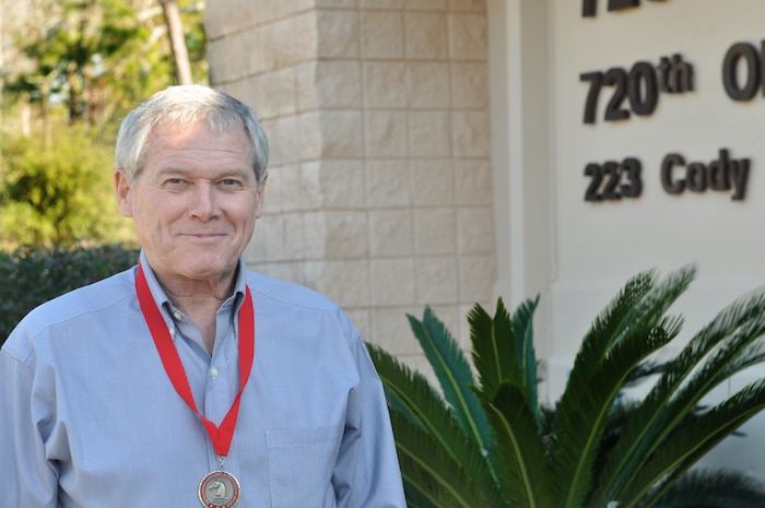 Wayne Norrad, 720th Special Tactics Group, Hurlburt Field, Fla., was presented the National Defense Industrial Association Special Operations/Low Intensity Conflict Division - DeProspero Lifetime Achievement Award Feb. 8, 2011 in Washington.  Mr. Norrad is a former Command Chief Air Force Special Operations Command.  This is his first time winning this award. (U.S. Air Force photo by Senior Airman David Salanitr/Released)

